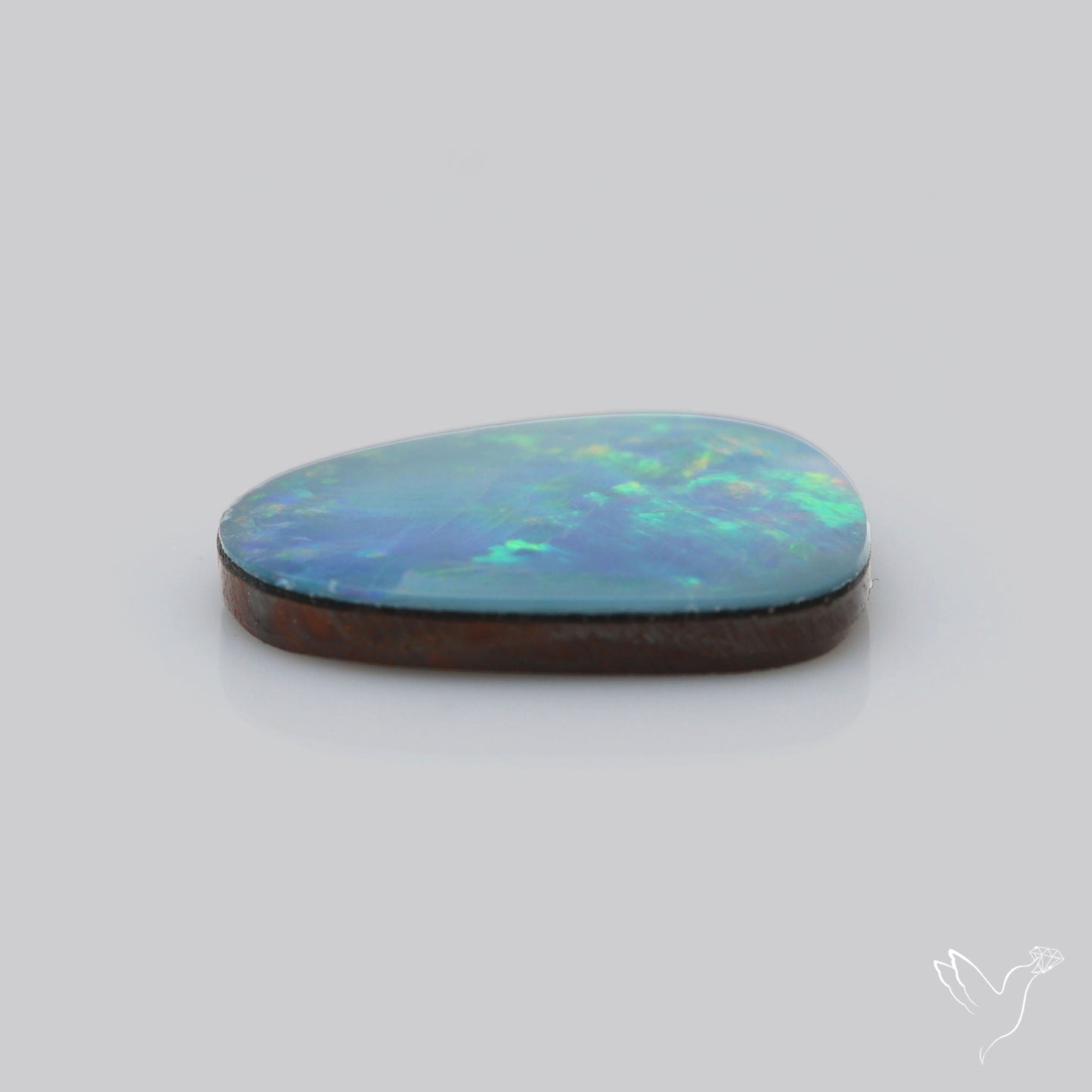 Australian Lightening Ridge Opal (Backed)