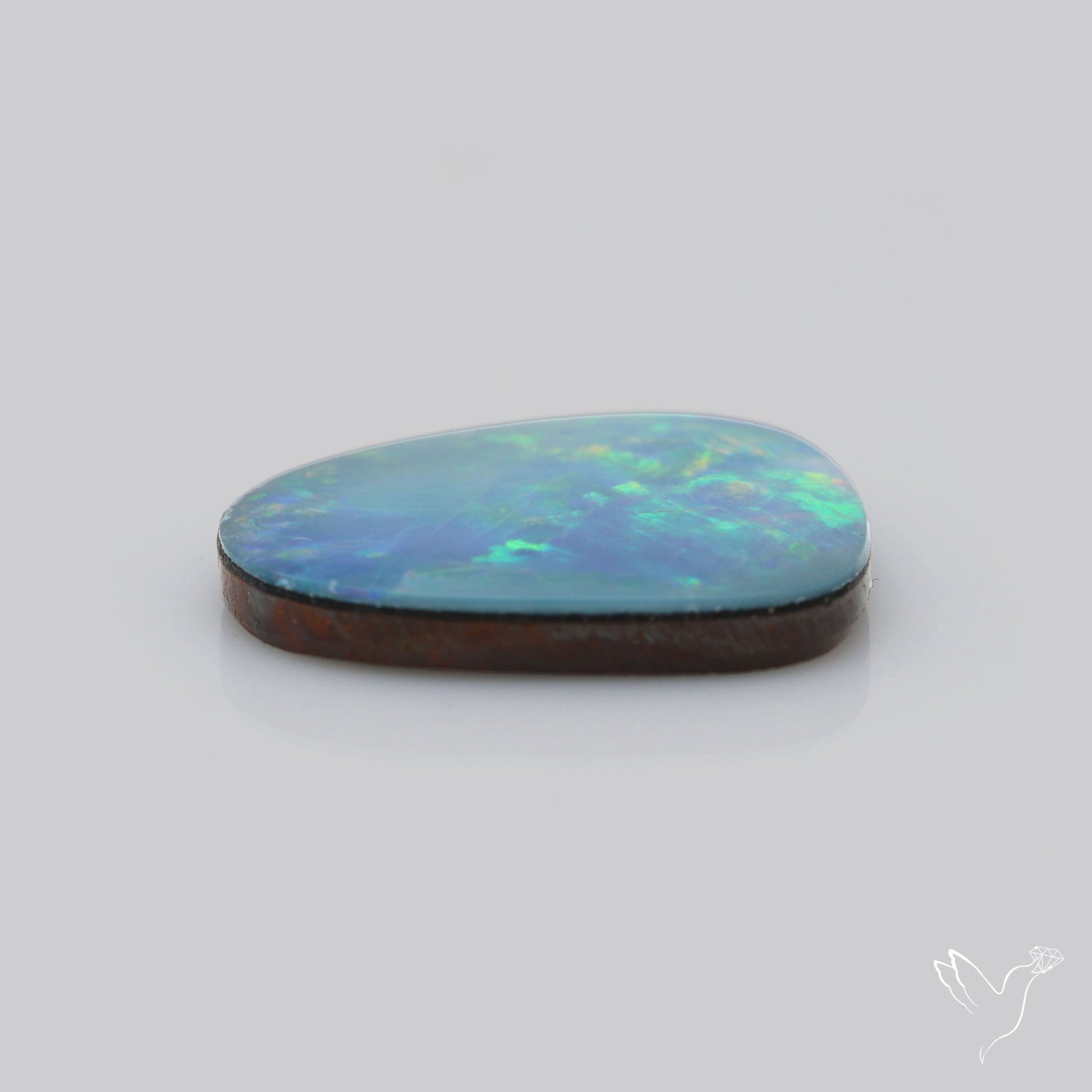 Australian Lightening Ridge Opal (Backed)