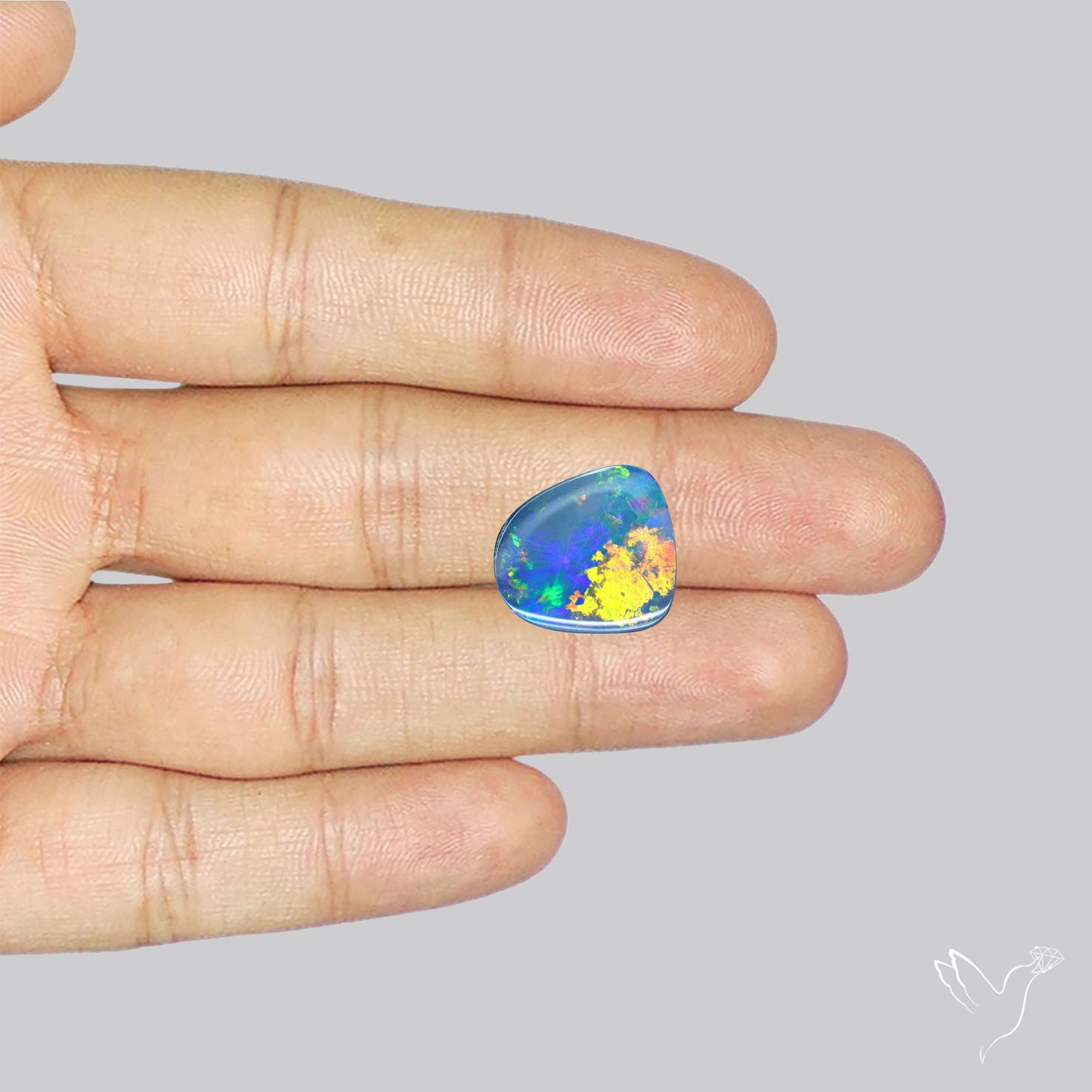 Australian Lightening Ridge Opal (Backed)