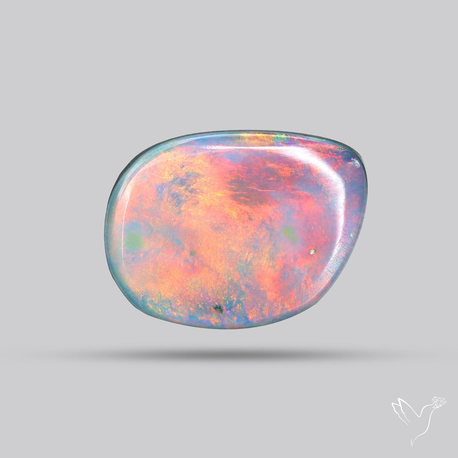 Australian Lightening Ridge Opal (Backed)