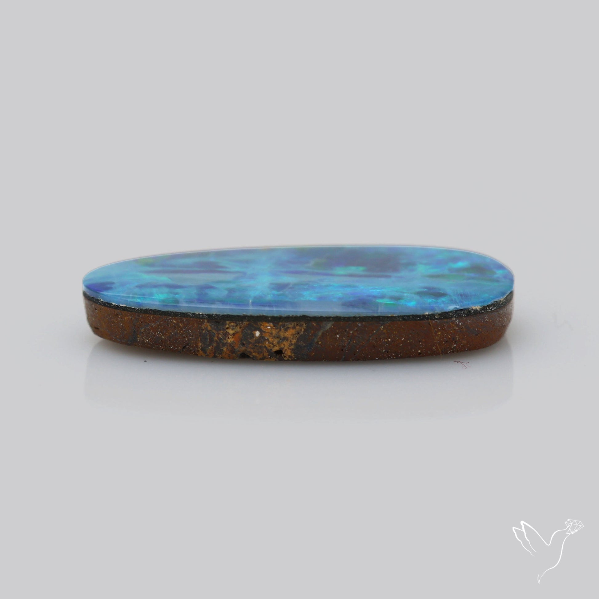 Australian Lightening Ridge Opal (Backed)