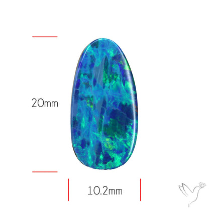 Australian Lightening Ridge Opal (Backed)