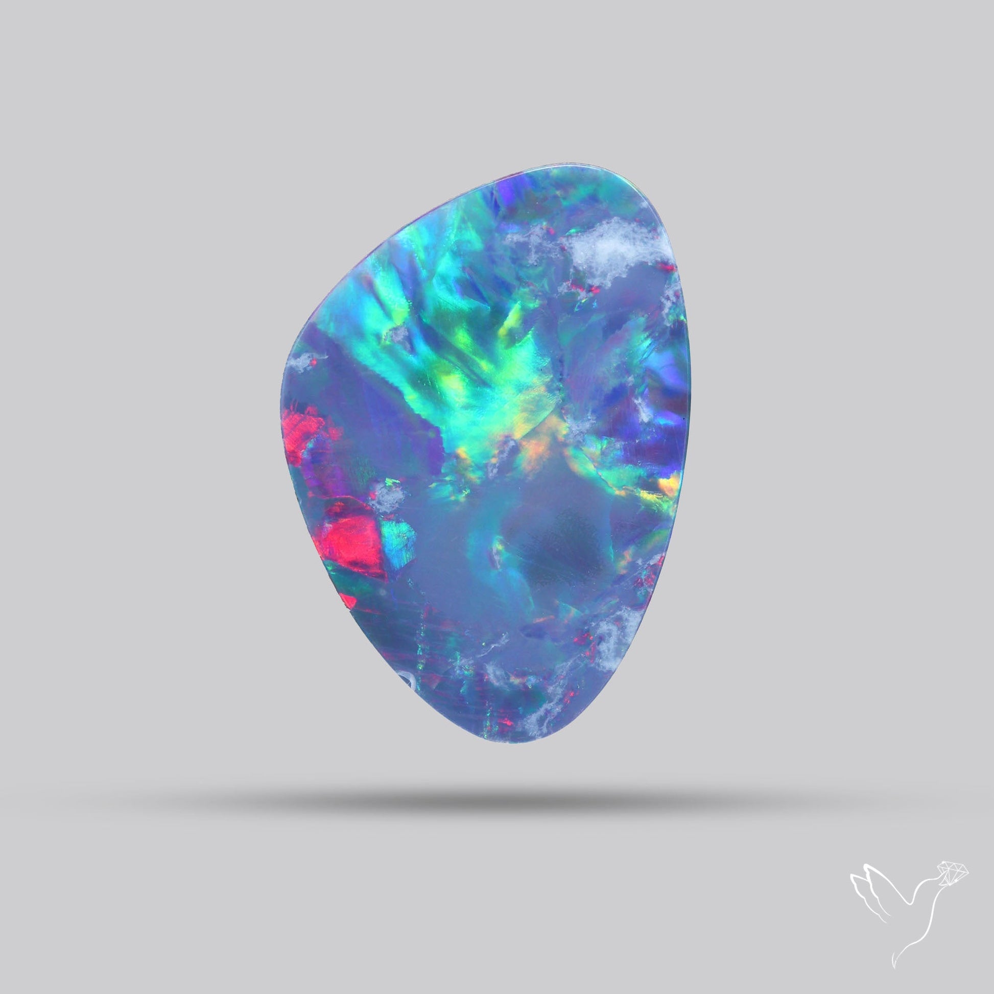 Australian Lightening Ridge Opal (Backed)