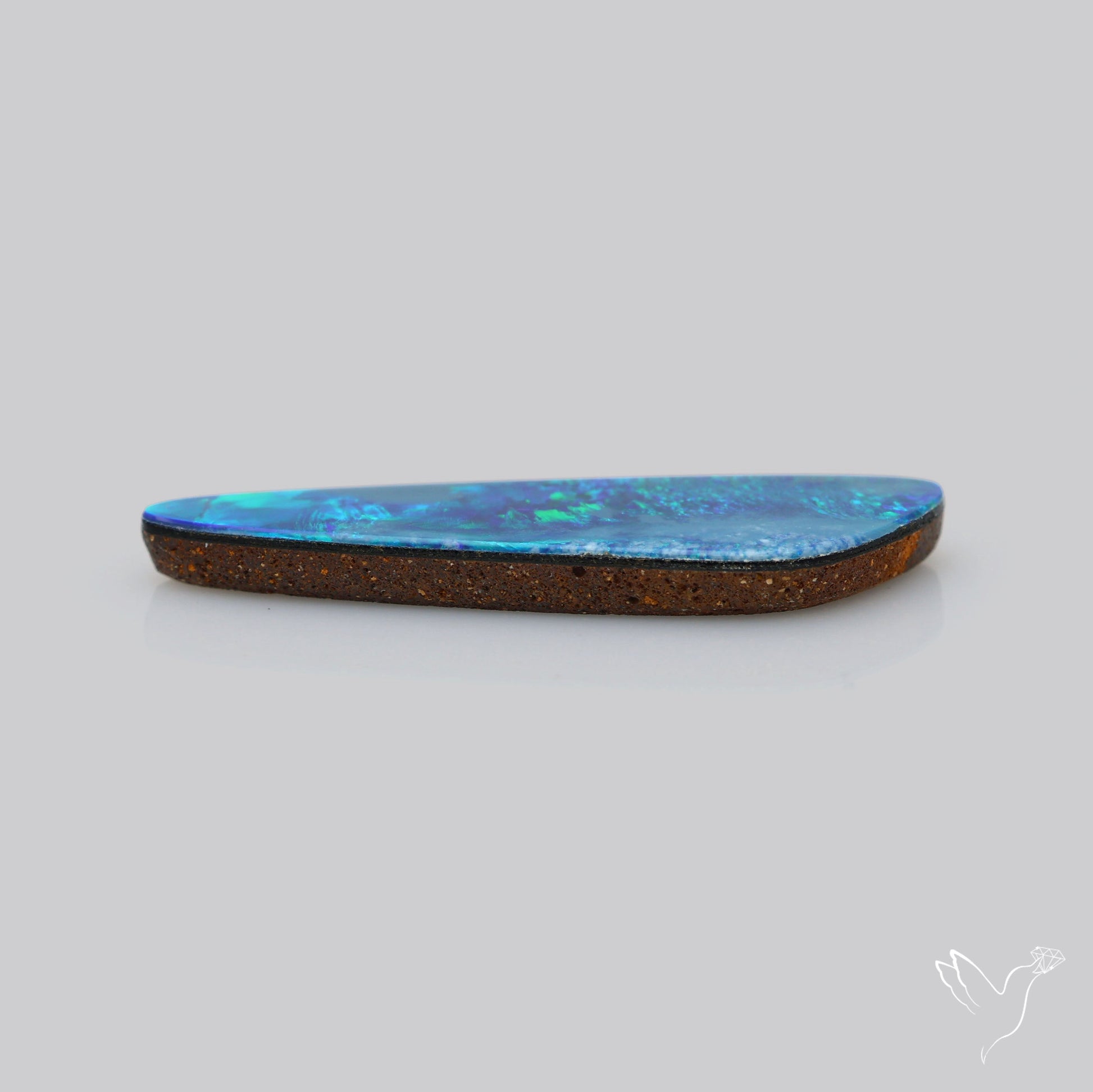 Australian Lightening Ridge Opal (Backed)