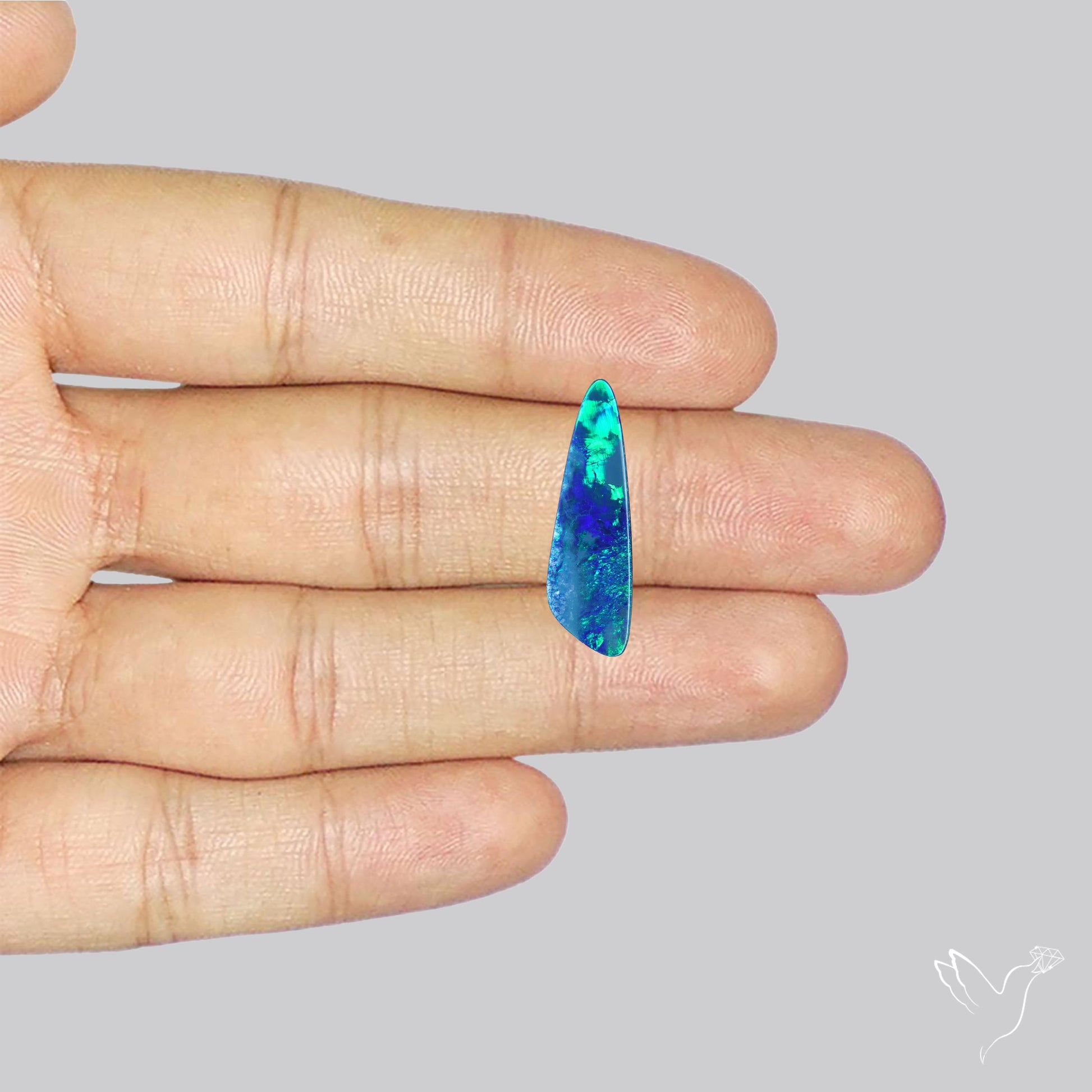Australian Lightening Ridge Opal (Backed)