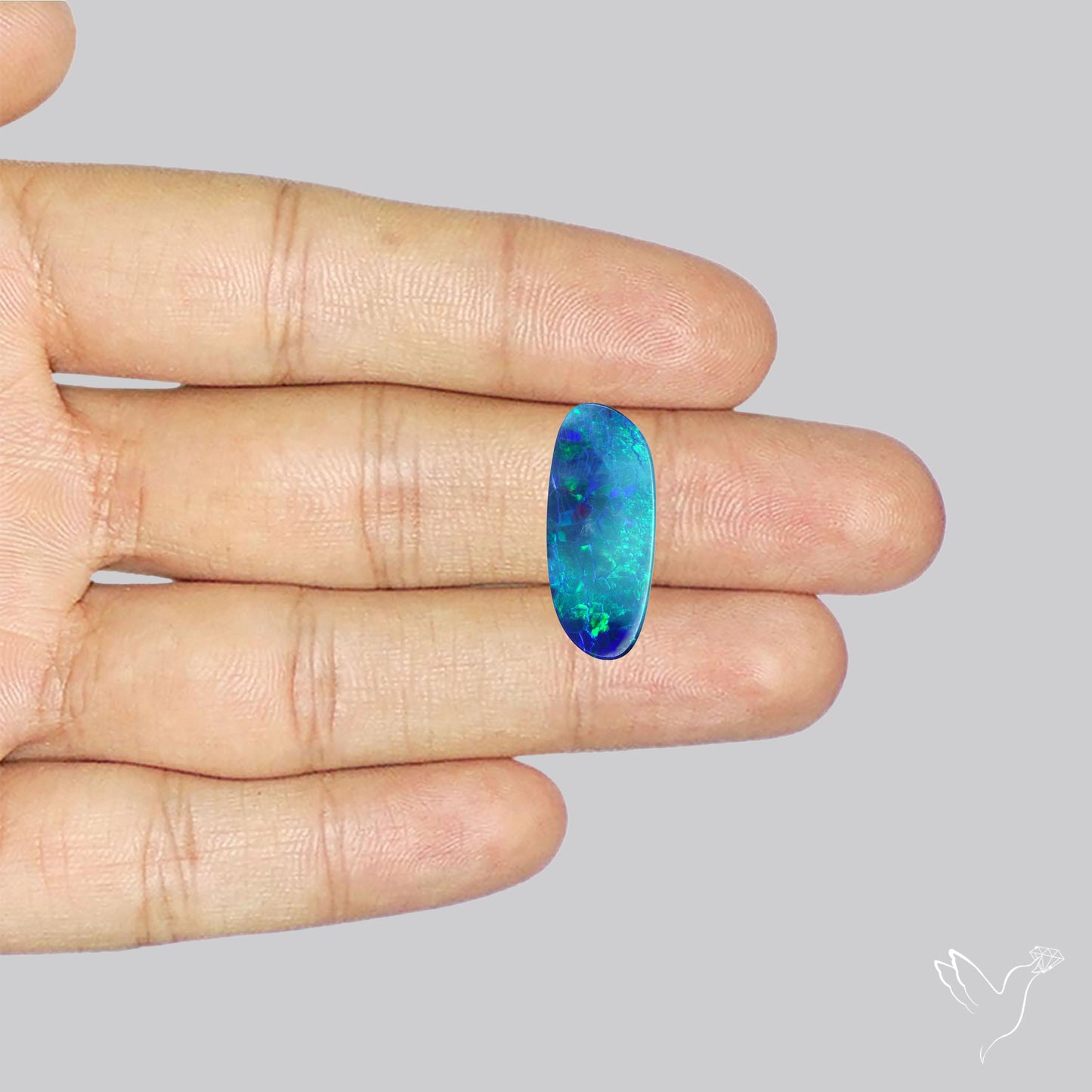 Australian Lightening Ridge Opal (Backed)