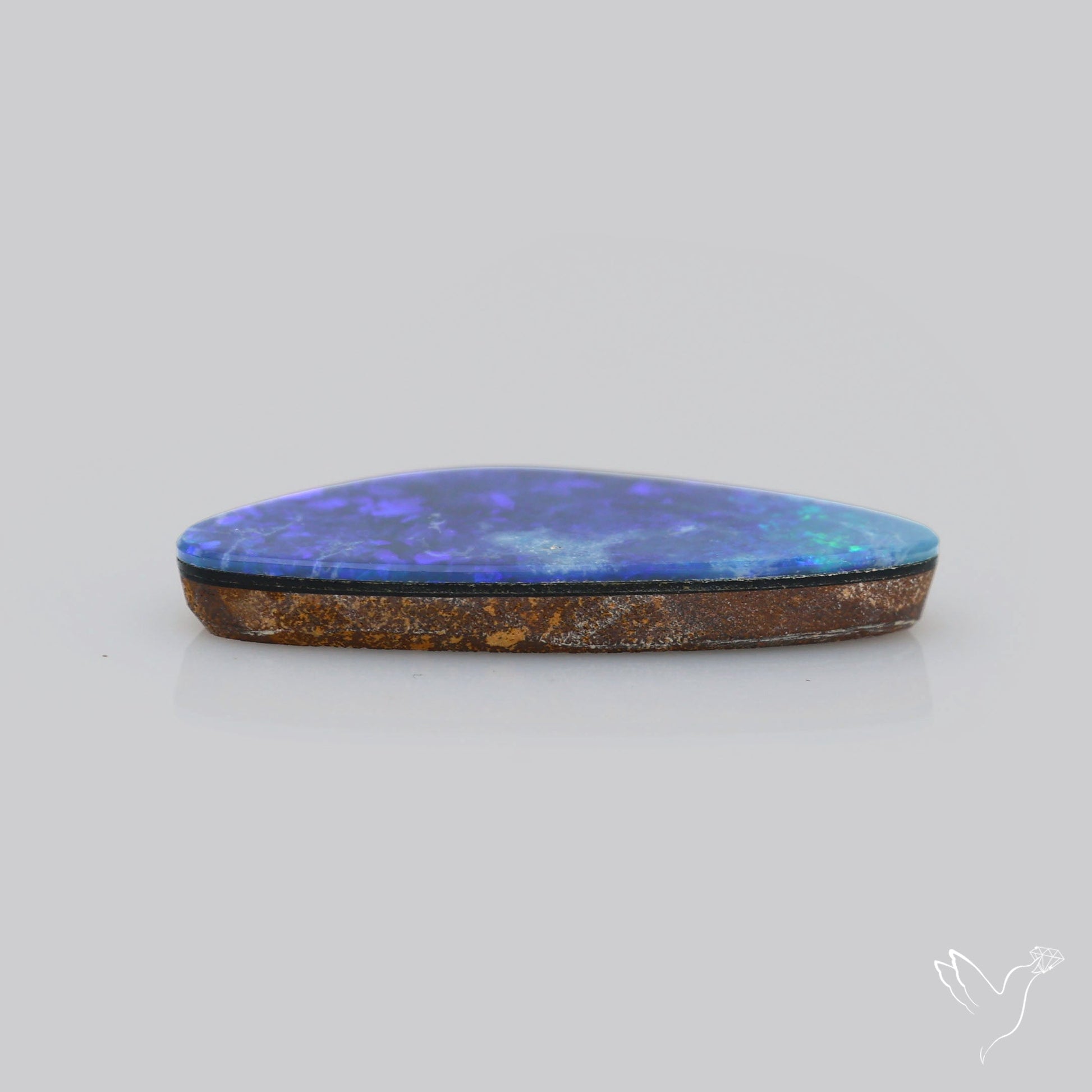 Australian Lightening Ridge Opal (Backed)