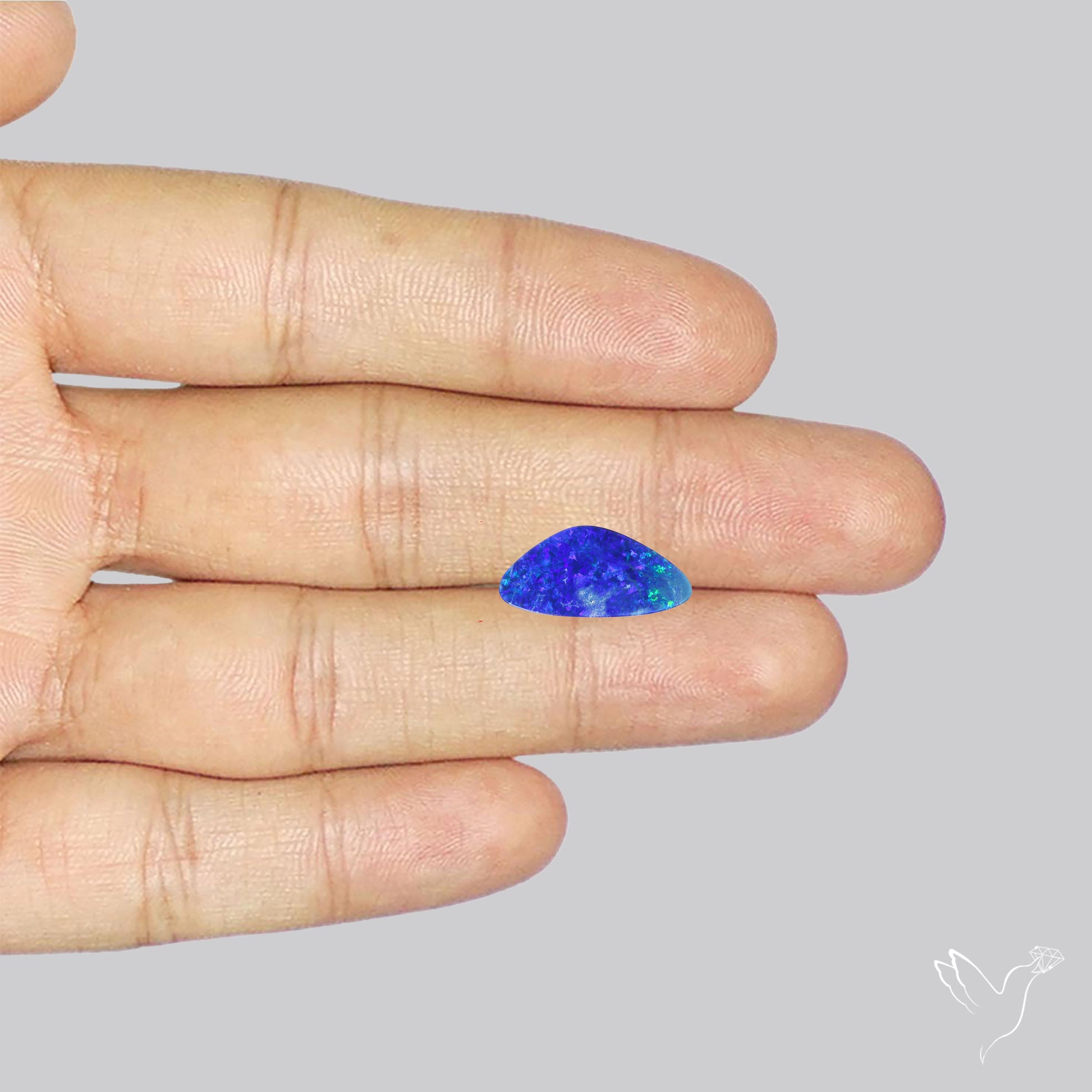 Australian Lightening Ridge Opal (Backed)