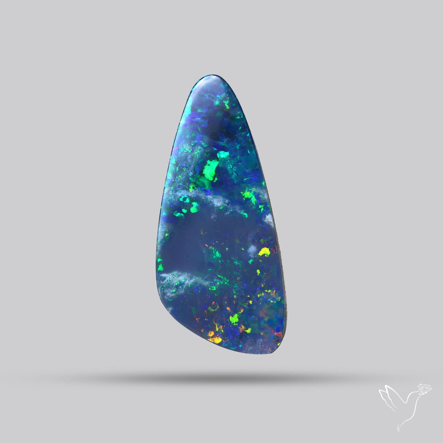 Australian Lightening Ridge Opal (Backed)