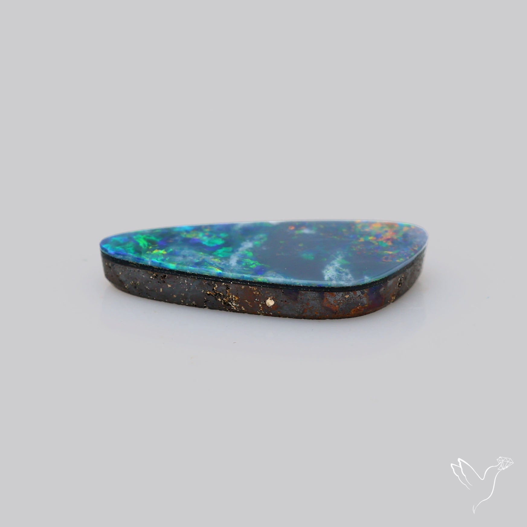 Australian Lightening Ridge Opal (Backed)