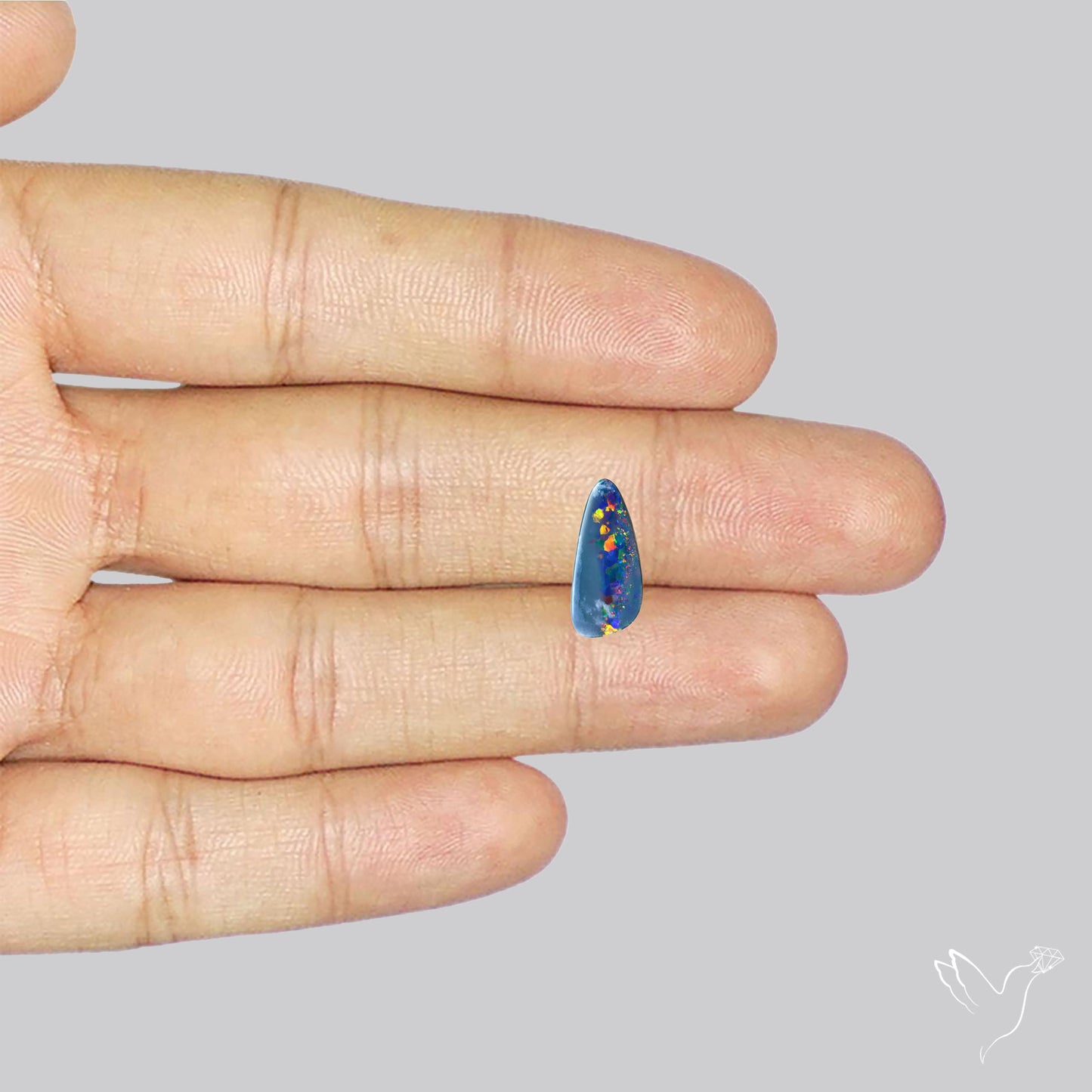 Australian Lightening Ridge Opal (Backed)