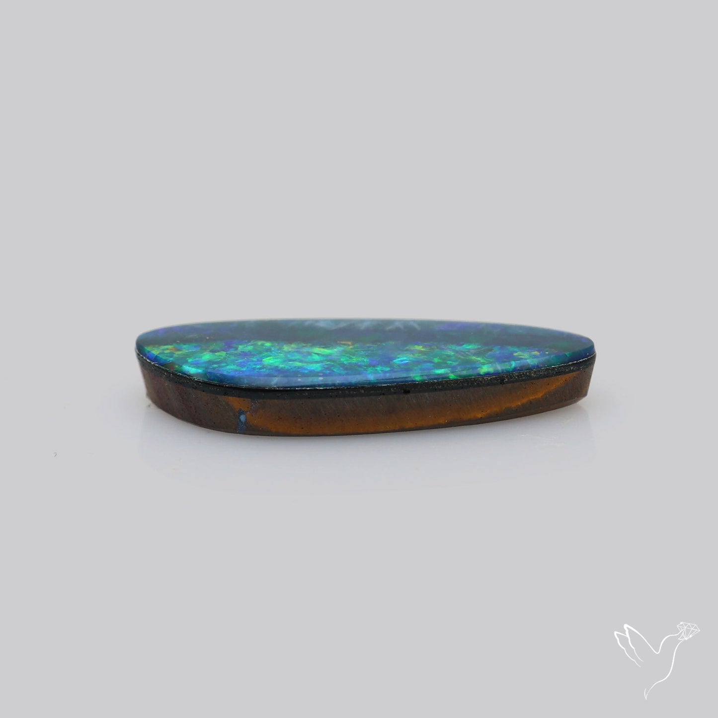 Australian Lightening Ridge Opal (Backed)