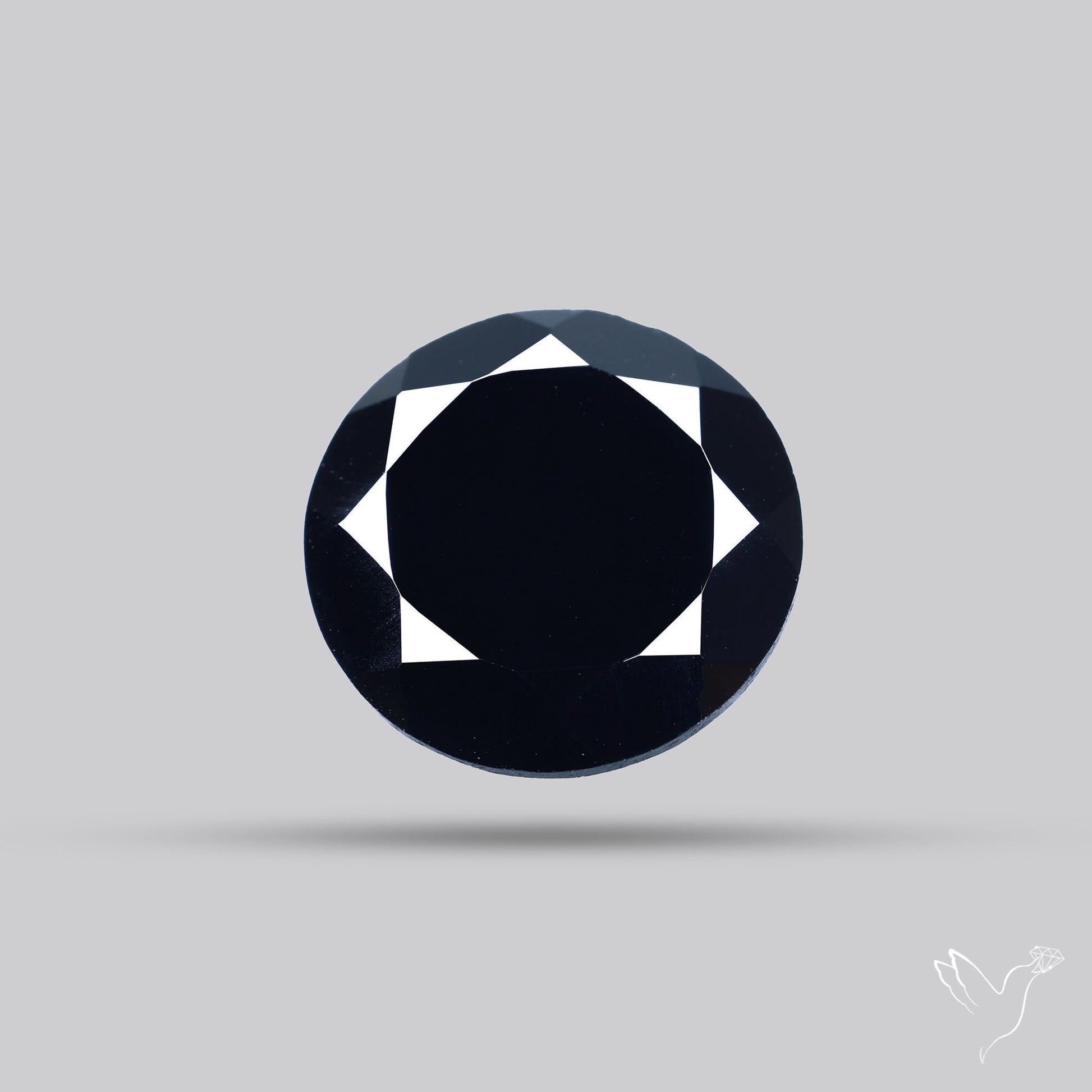 Faceted Black Spinel