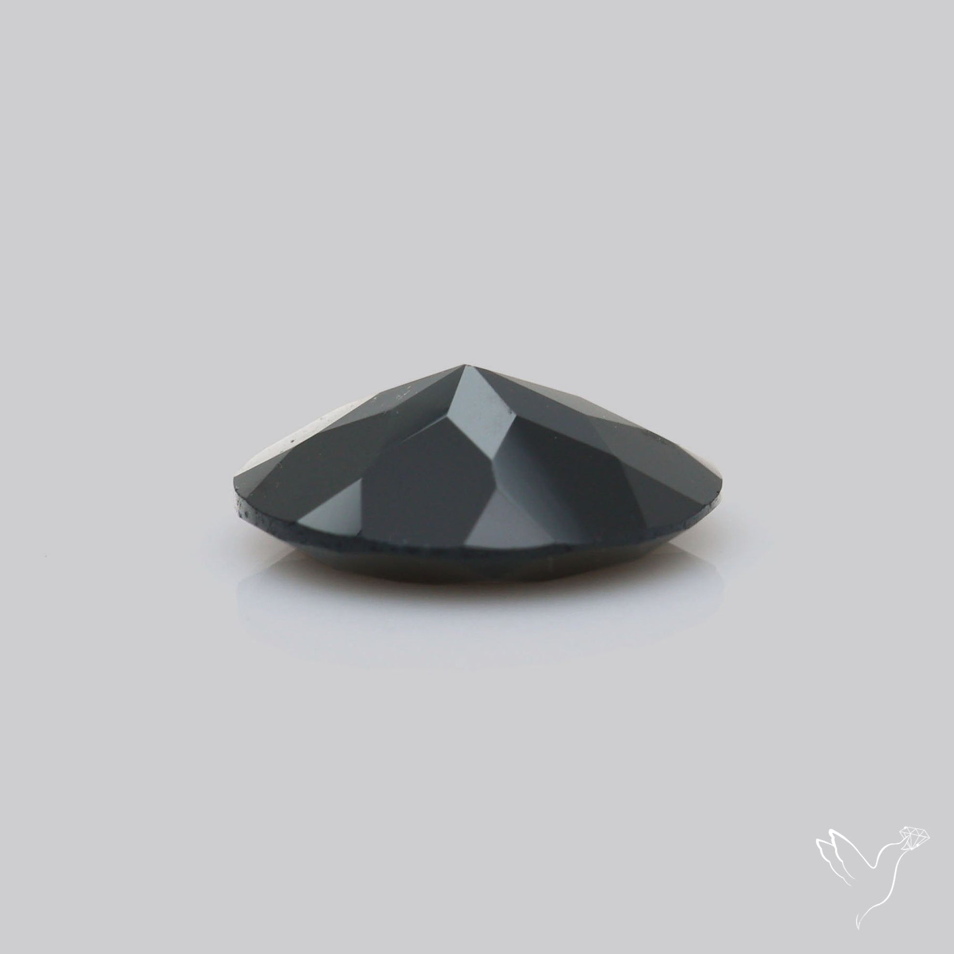 Faceted Black Spinel