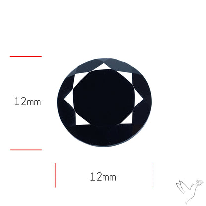 Faceted Black Spinel