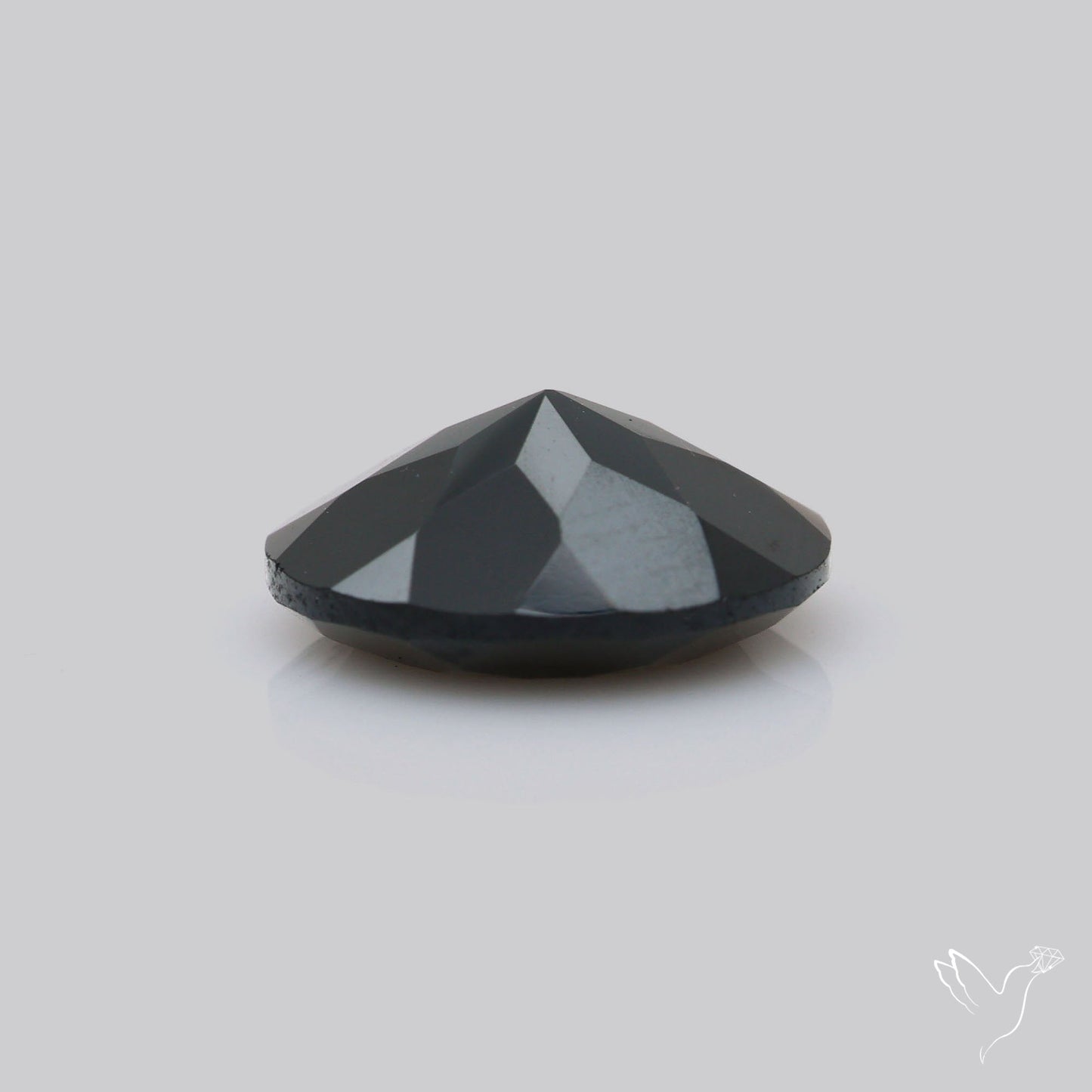 Faceted Black Spinel