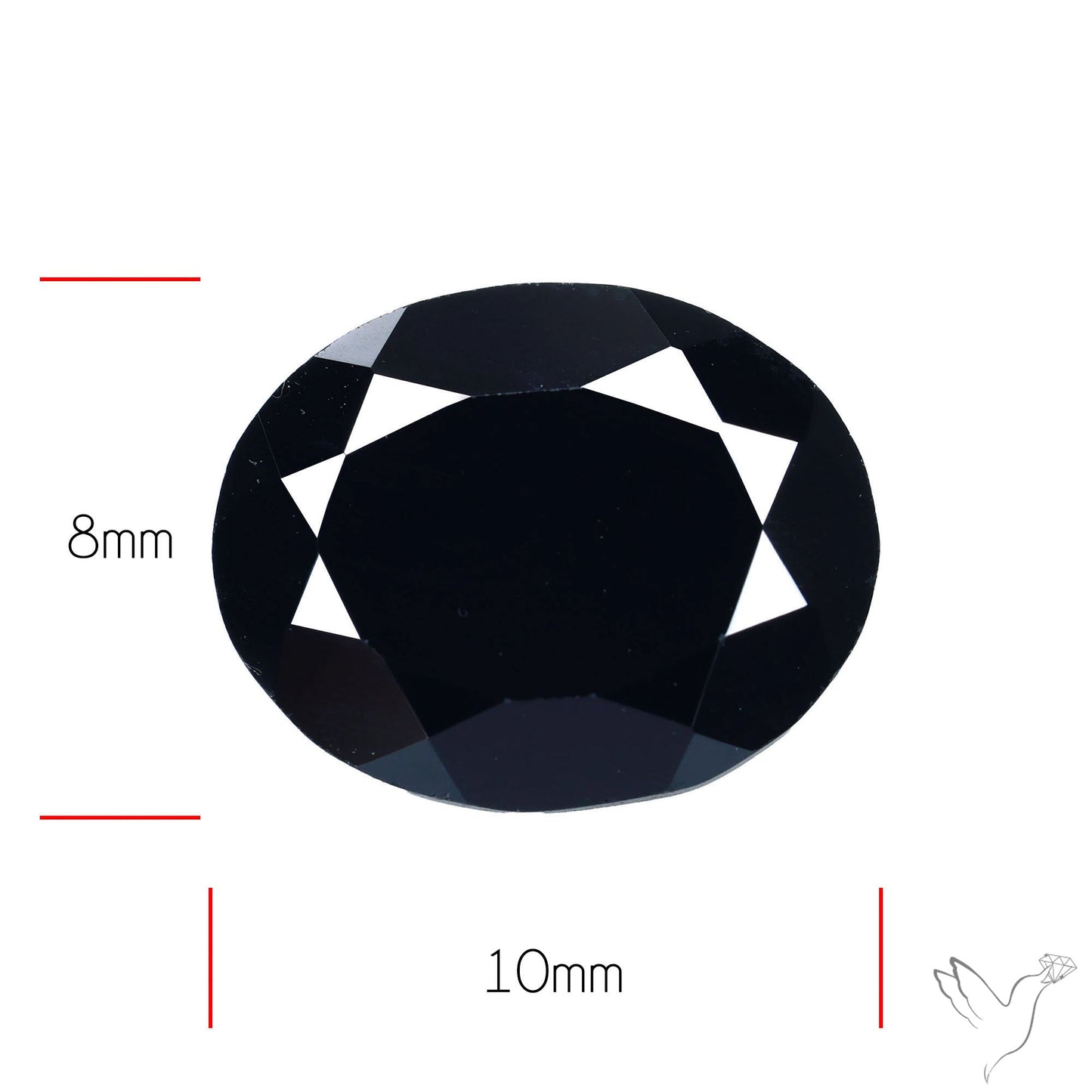 Faceted Black Spinel