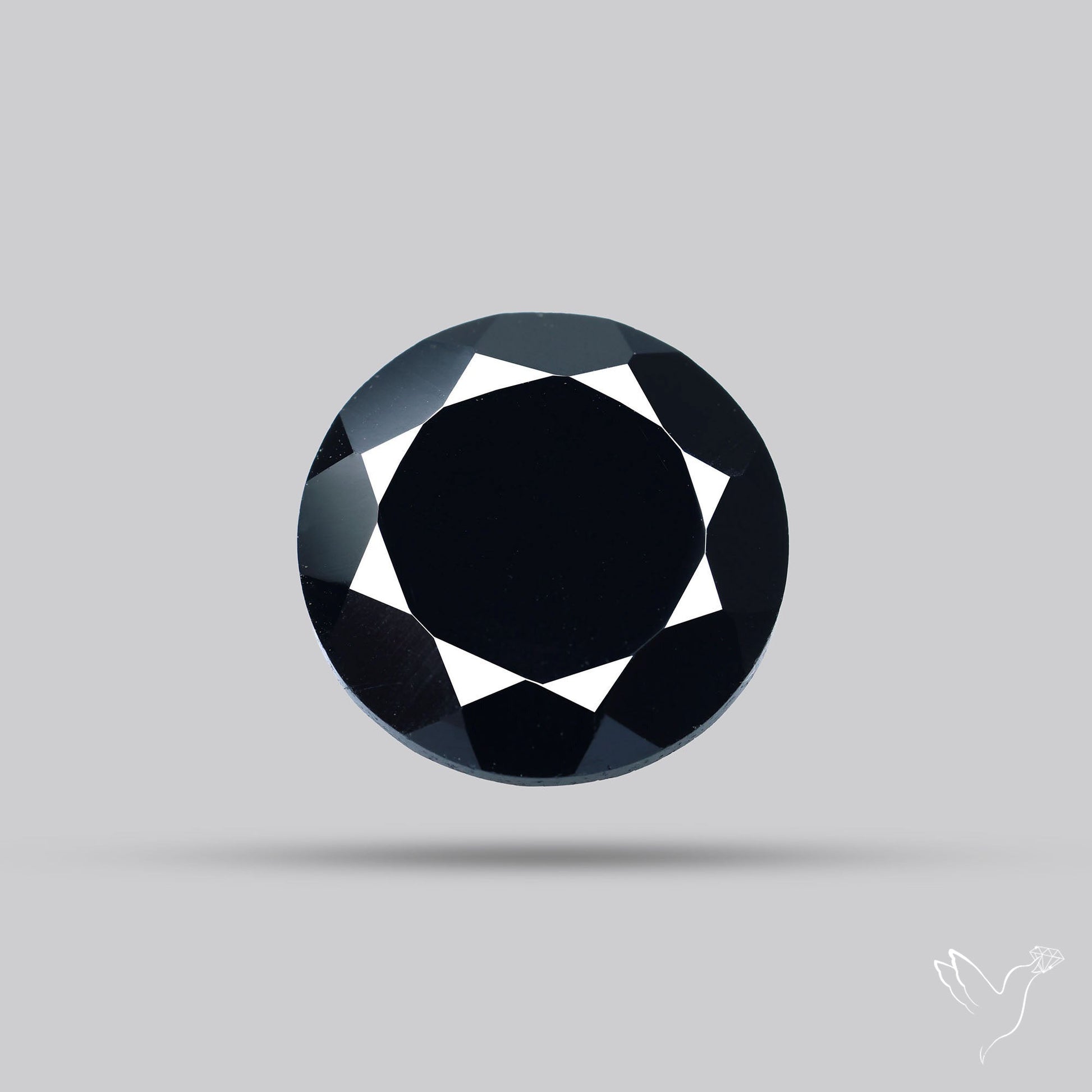 Faceted Black Spinel
