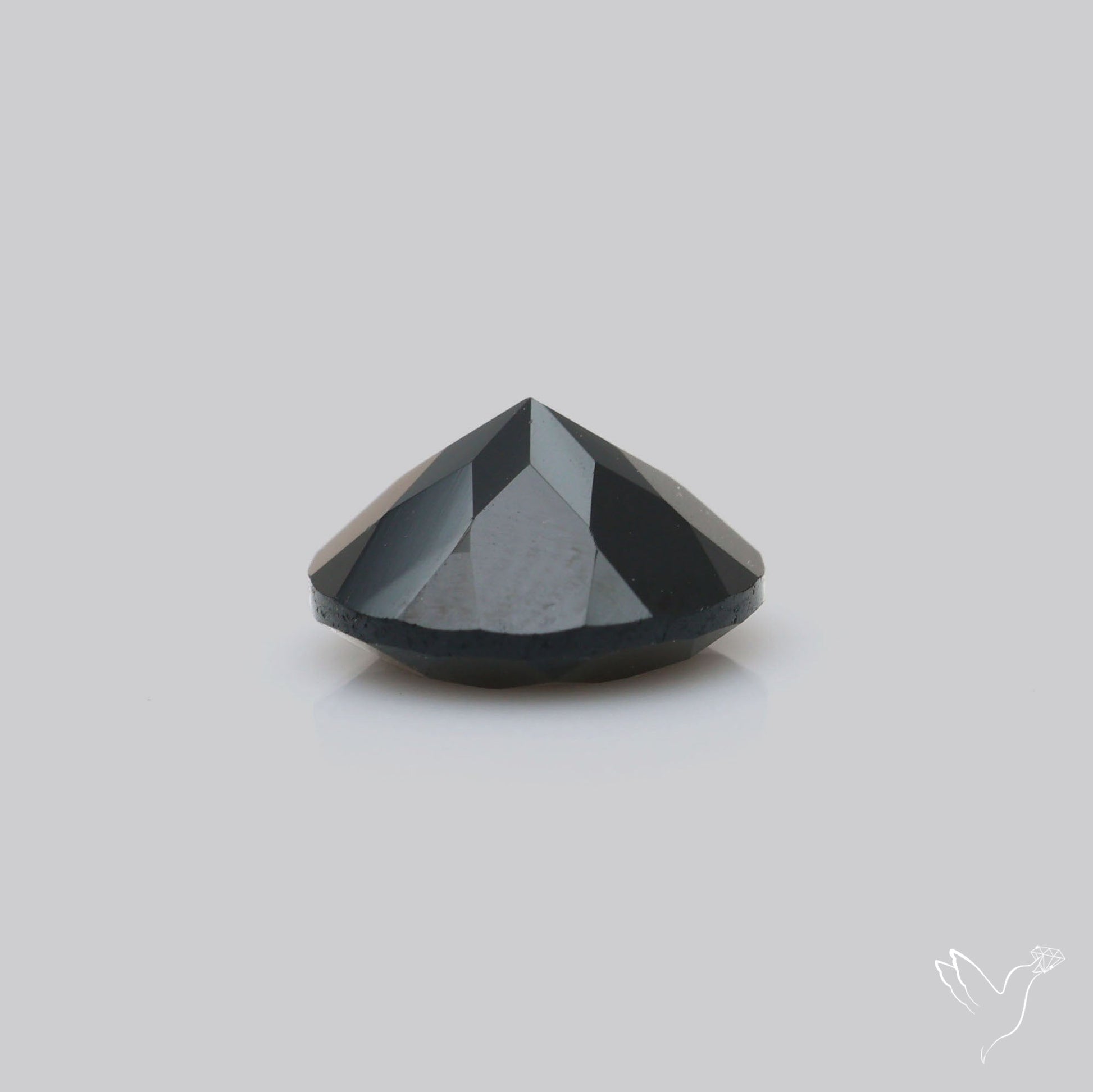 Faceted Black Spinel