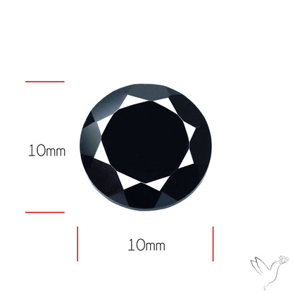 Faceted Black Spinel