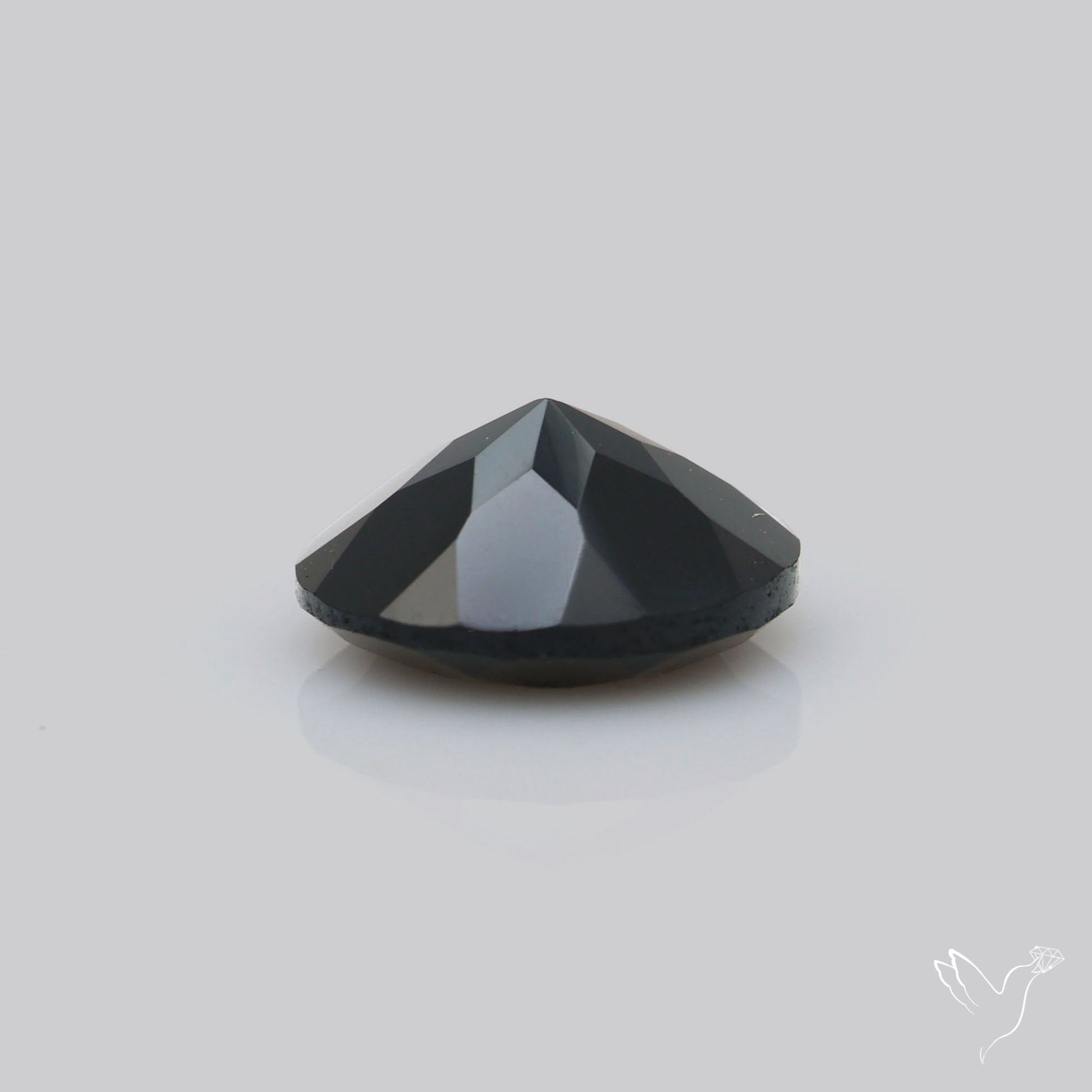 Faceted Black Spinel