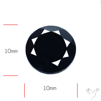 Faceted Black Spinel