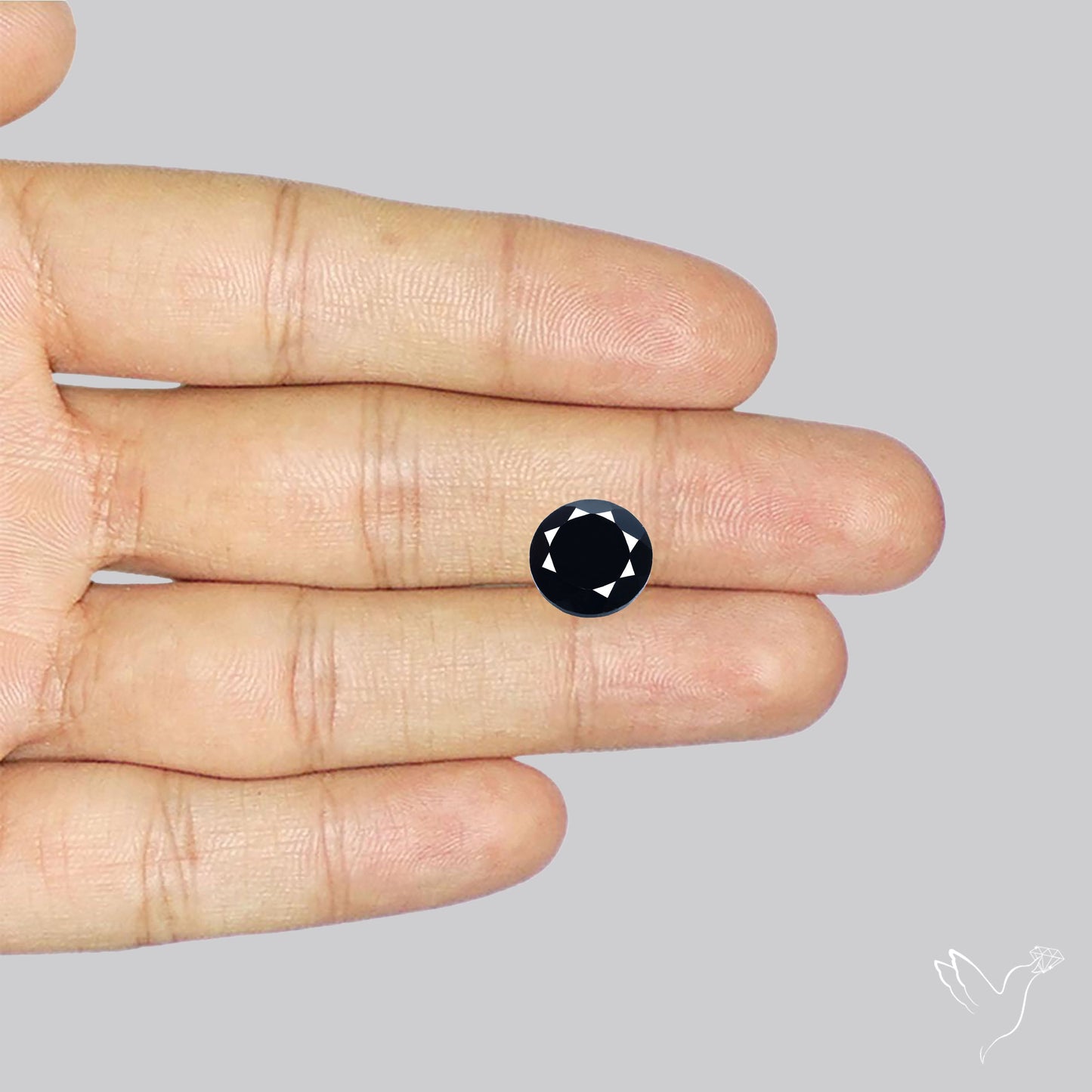 Faceted Black Spinel