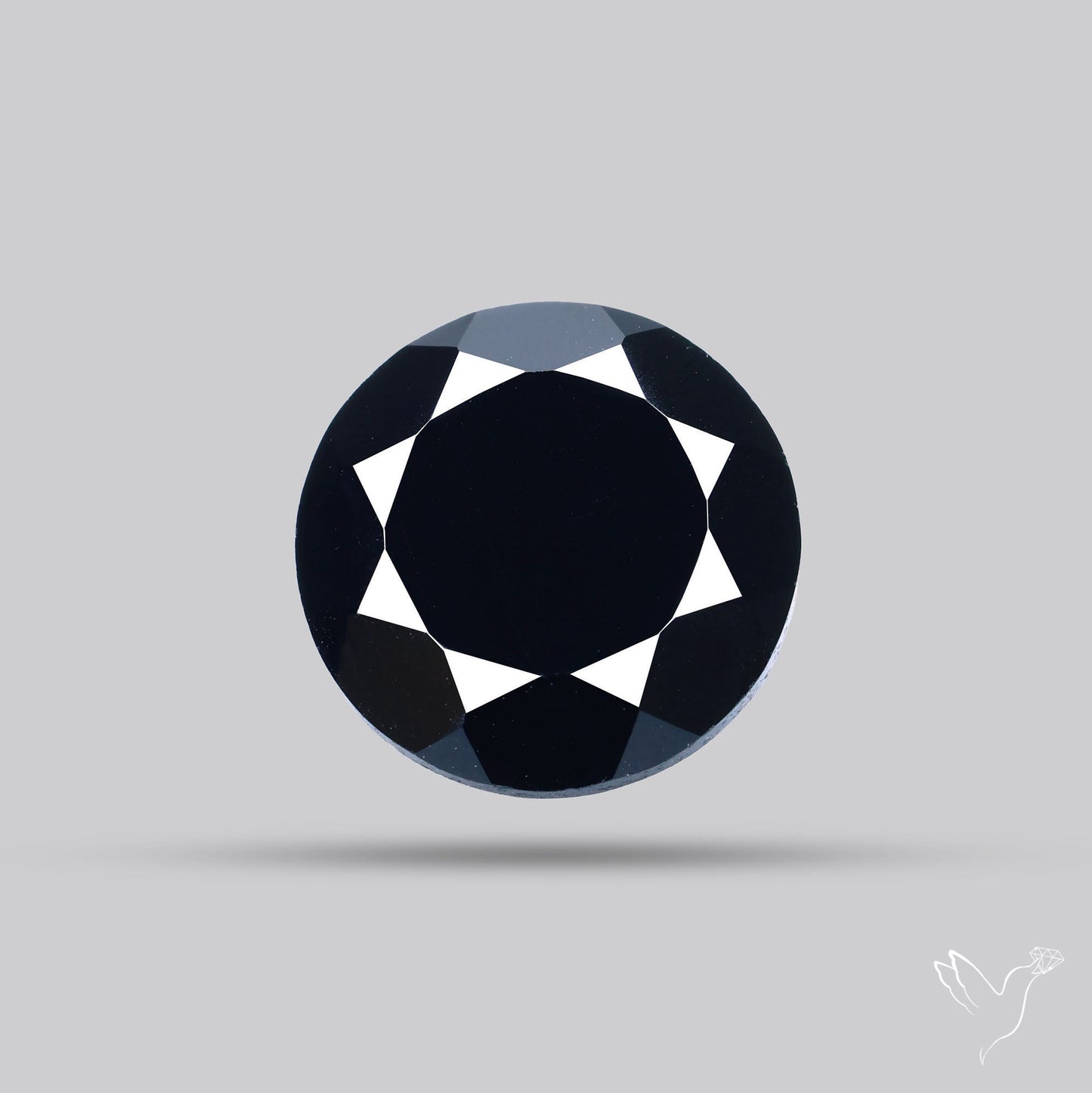 Faceted Black Spinel