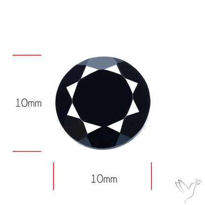 Faceted Black Spinel