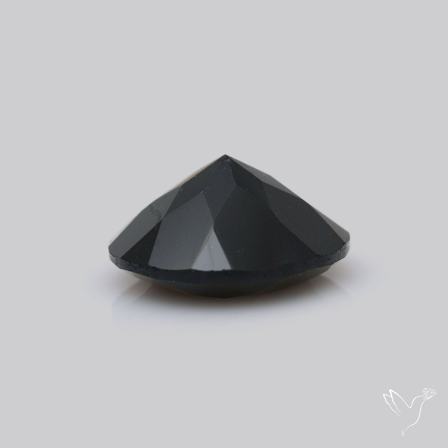 Faceted Black Spinel
