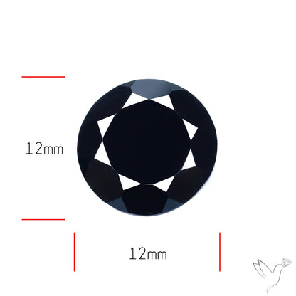 Faceted Black Spinel