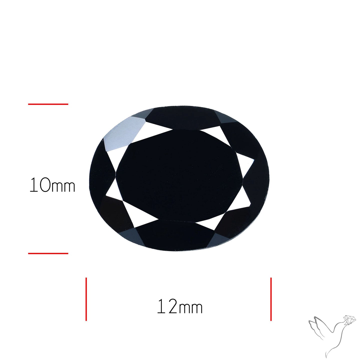Faceted Black Spinel