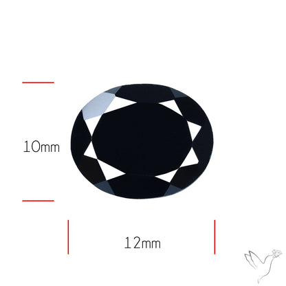 Faceted Black Spinel