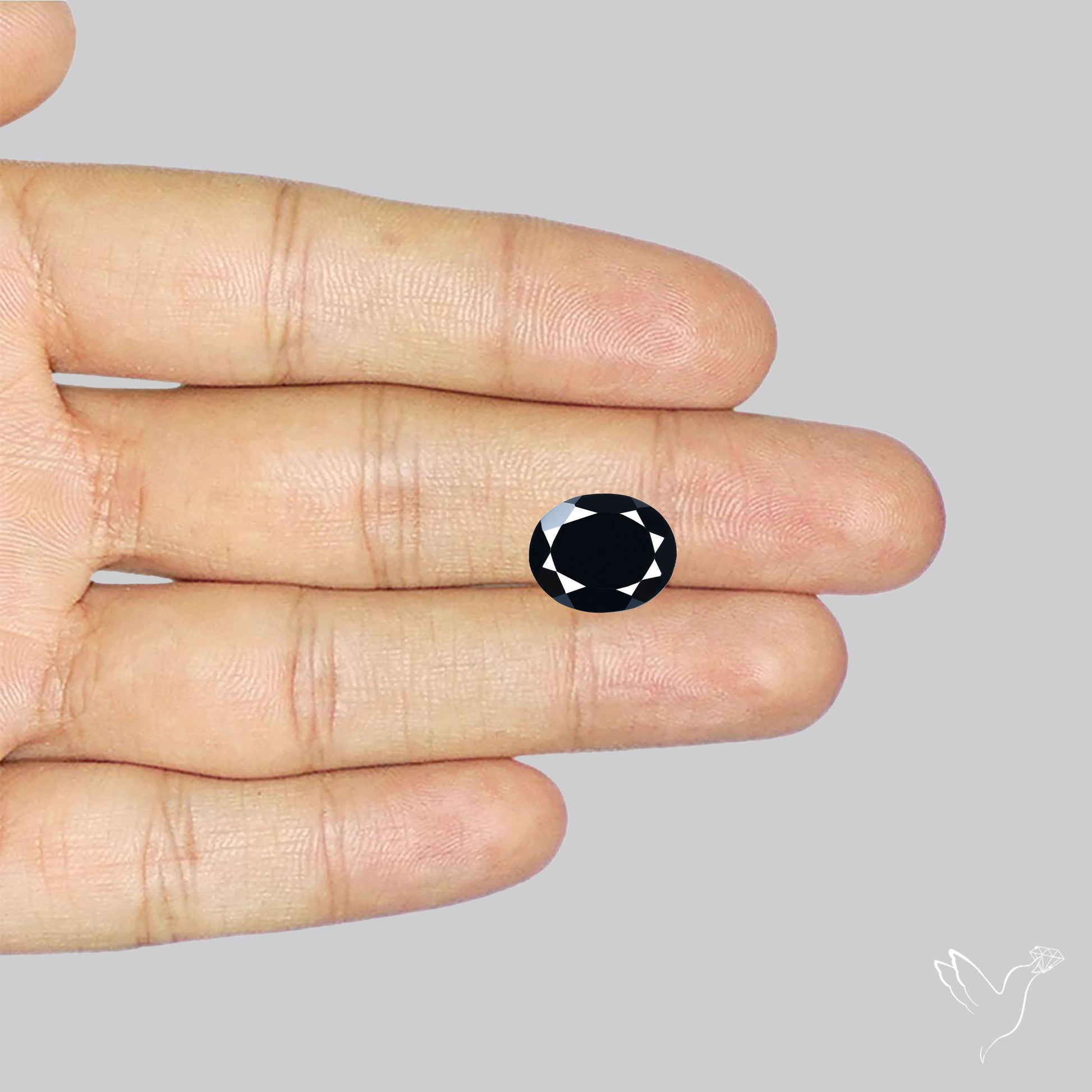 Faceted Black Spinel