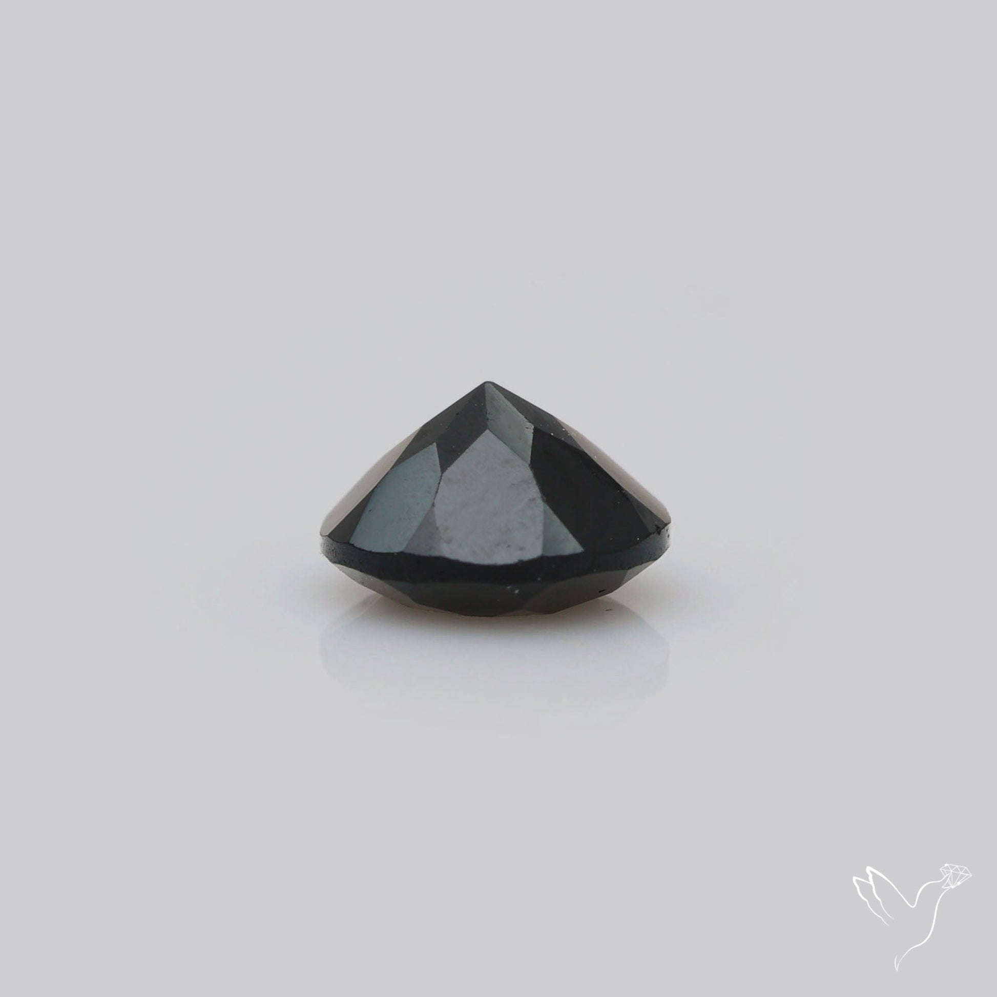 Faceted Black Spinel