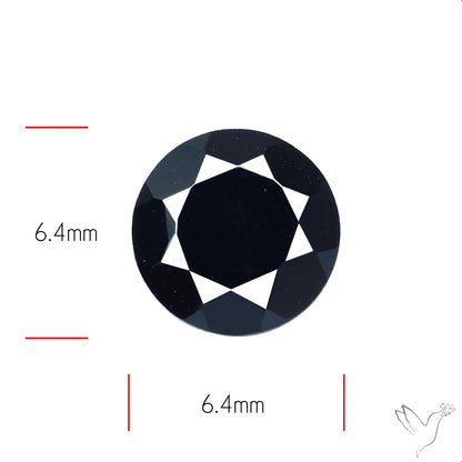 Faceted Black Spinel
