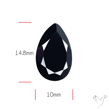 Faceted Black Spinel