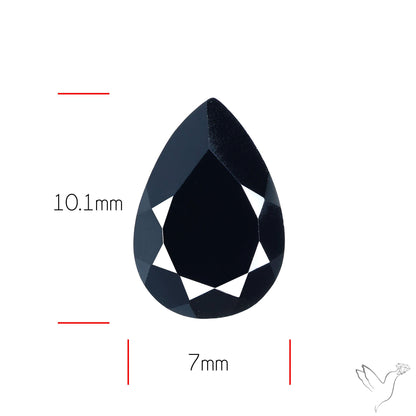 Faceted Black Spinel