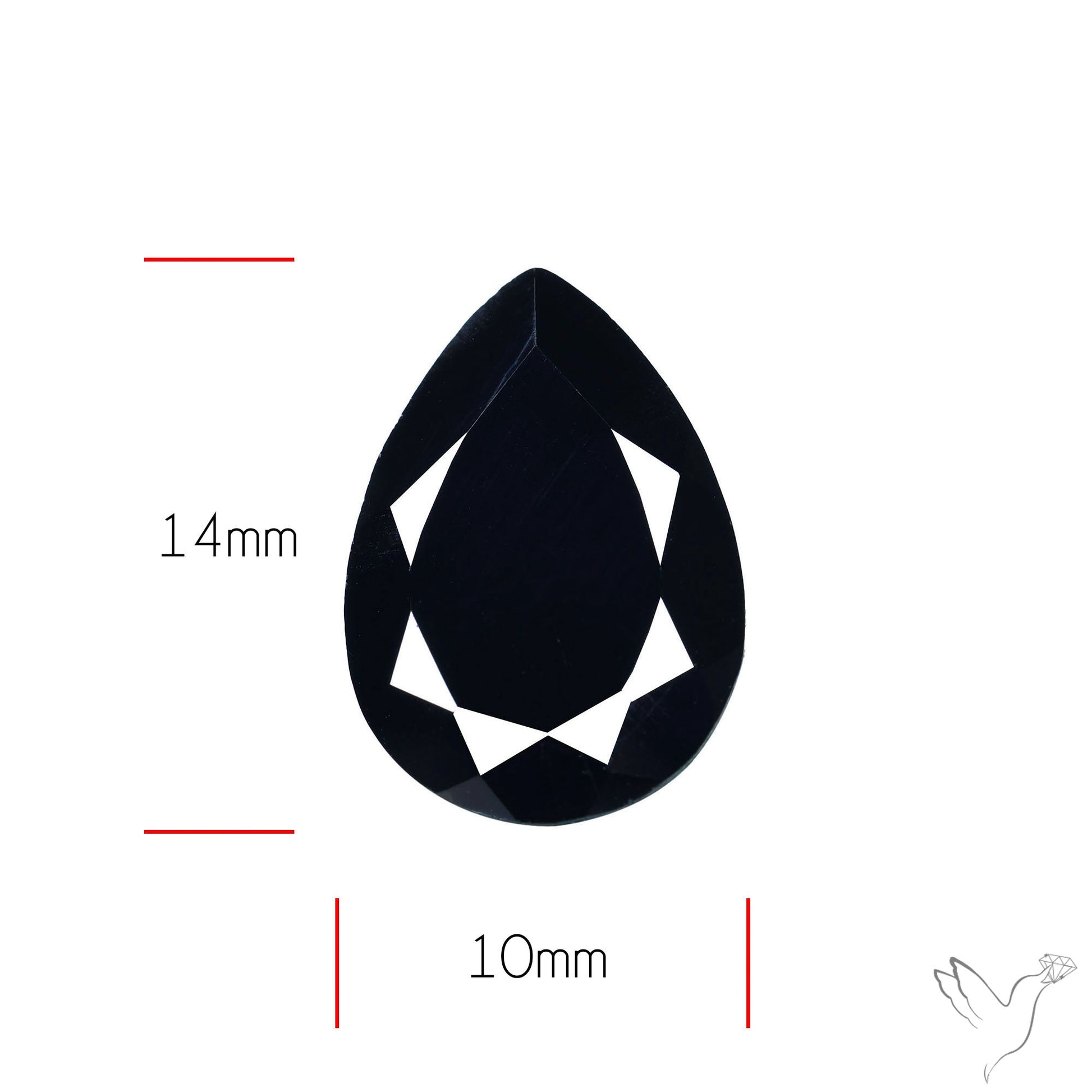 Faceted Black Spinel