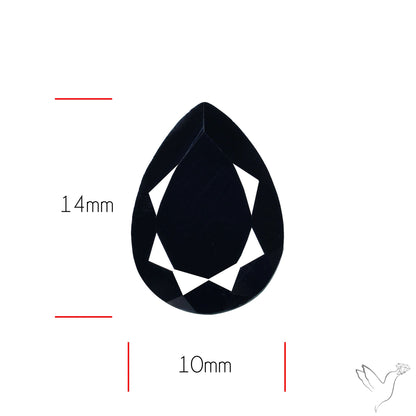 Faceted Black Spinel