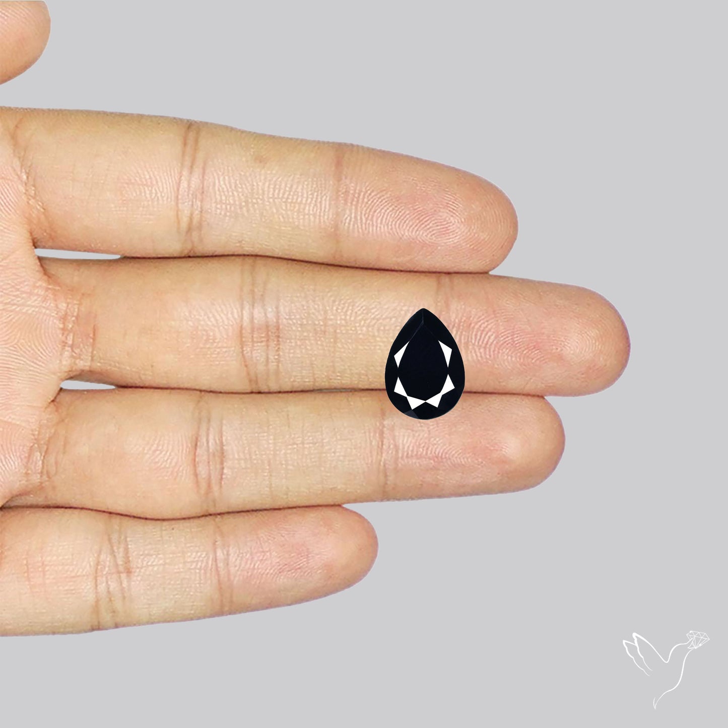 Faceted Black Spinel