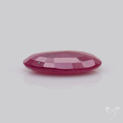 Faceted Natural Indian Ruby