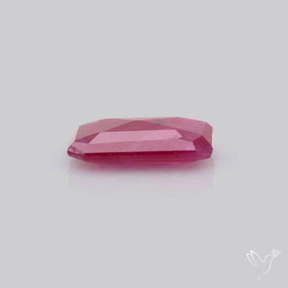 Faceted Natural Indian Ruby