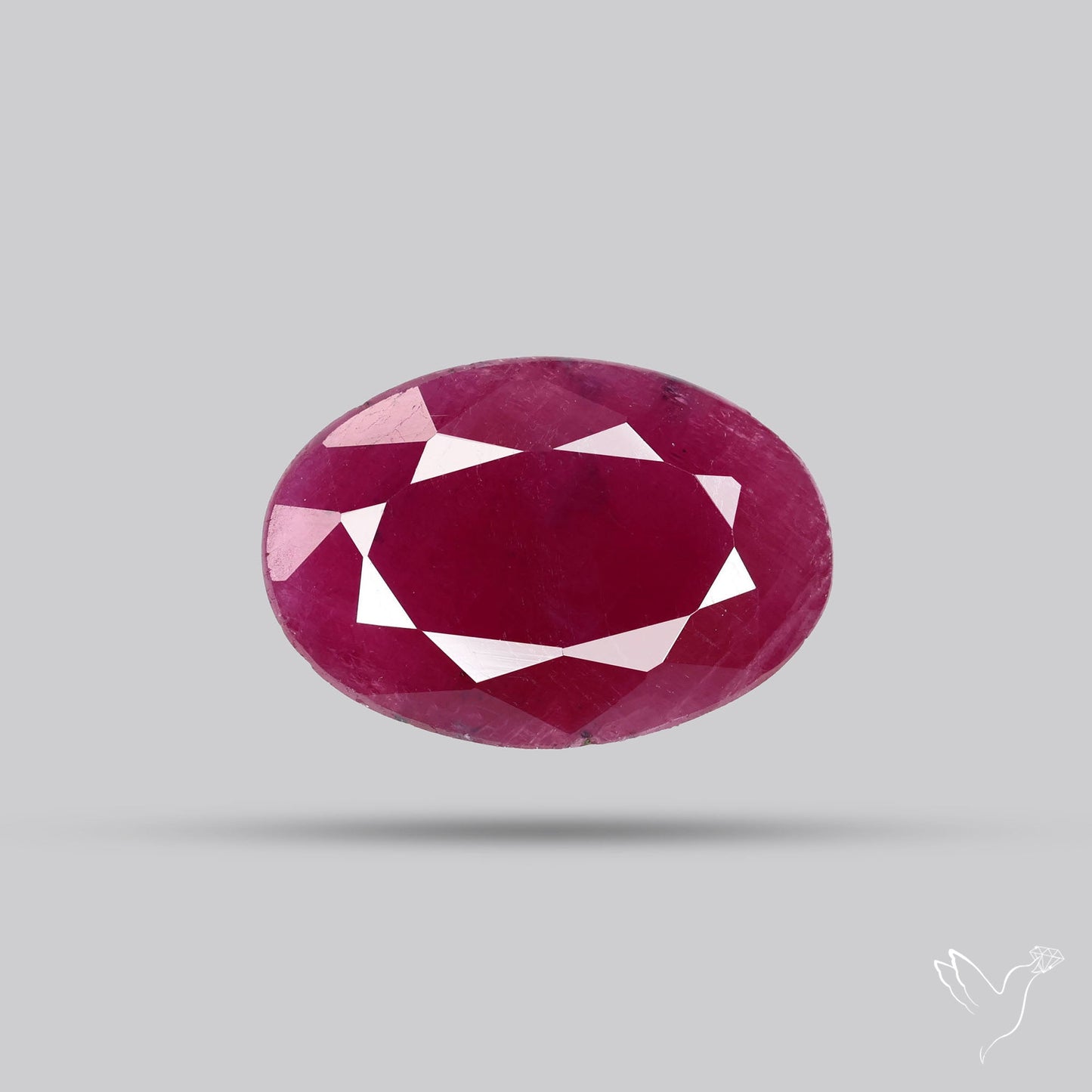 Faceted Natural Indian Ruby
