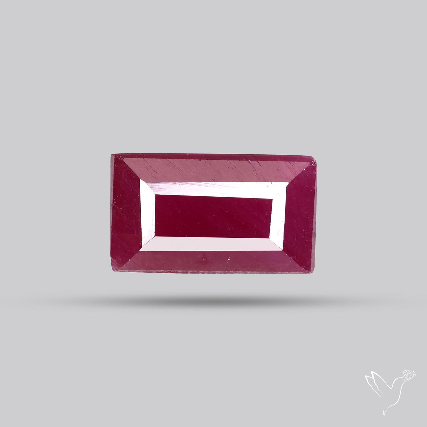 Faceted Natural Indian Ruby