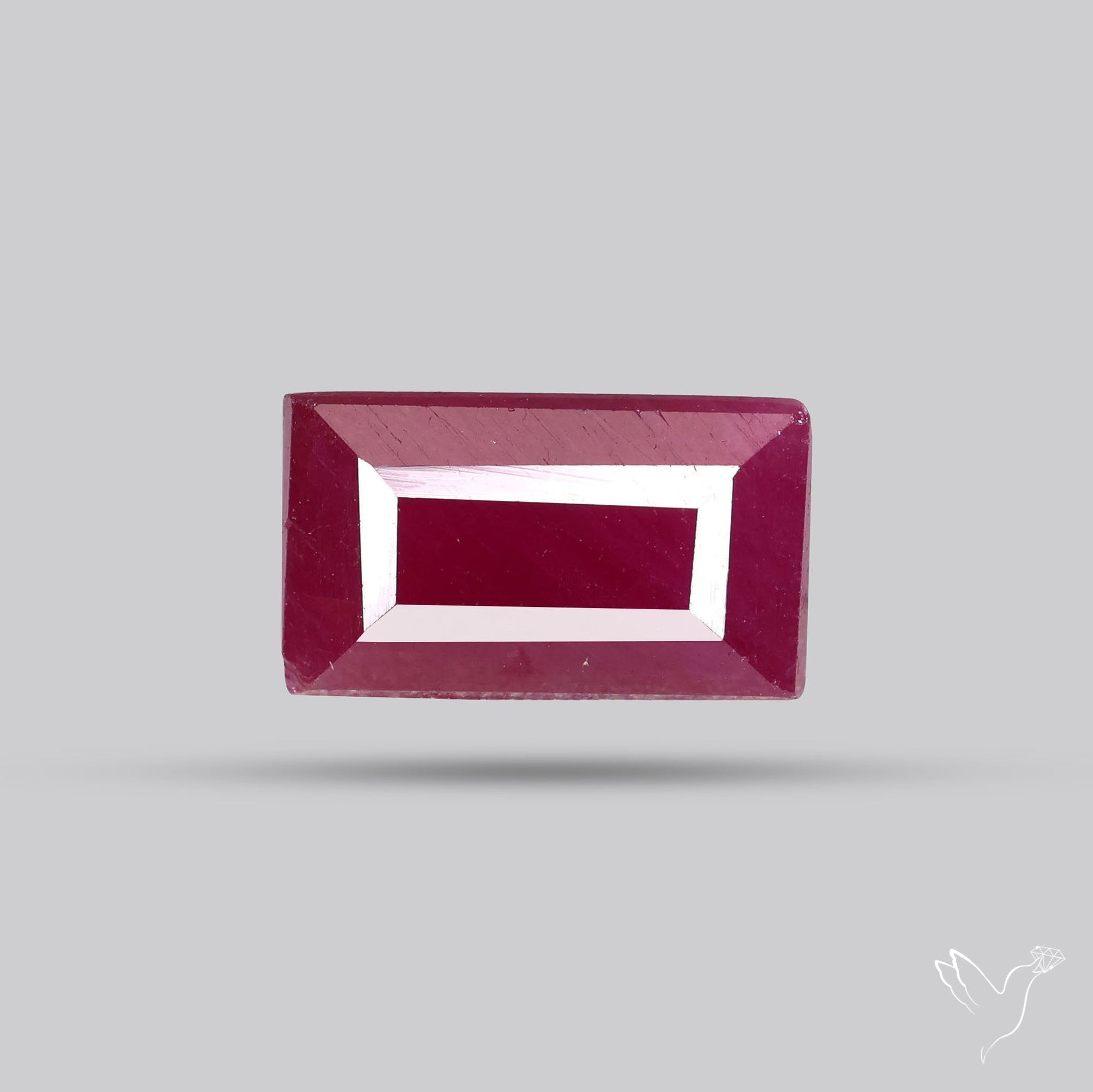 Faceted Natural Indian Ruby