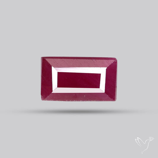 Faceted Natural Indian Ruby