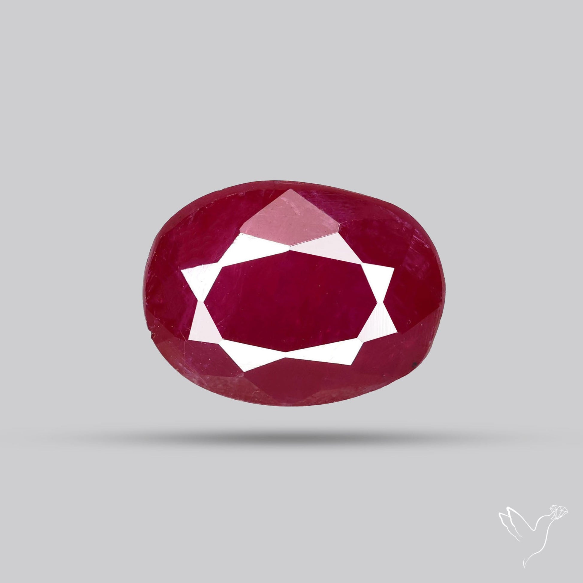 Faceted Natural Indian Ruby