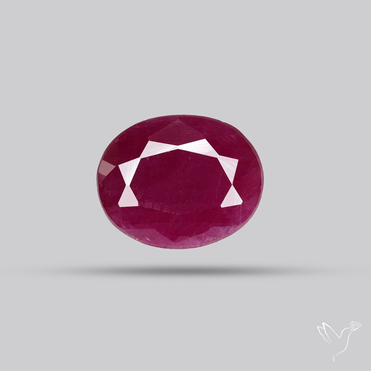Faceted Natural Indian Ruby
