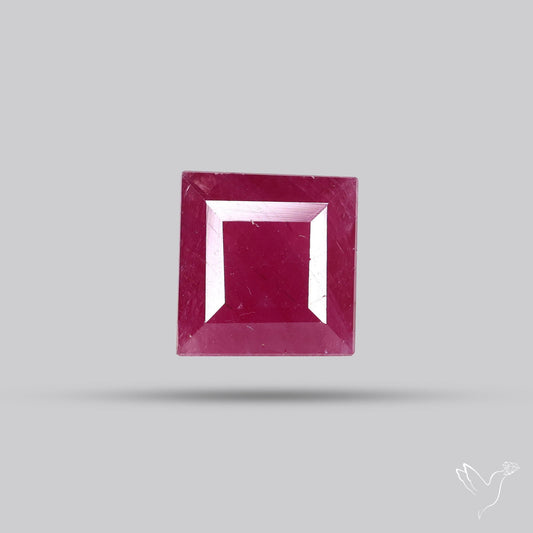 Faceted Natural Indian Ruby